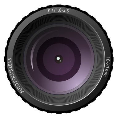 Camera lens clipart