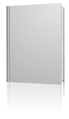 Standing blank book clipart