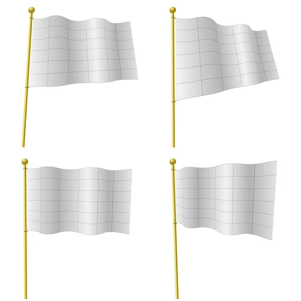 Lege vlaggen — Stockvector