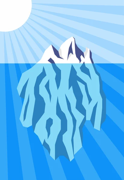Ledovec — Stockový vektor
