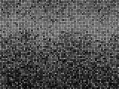 Black and white mosaic. clipart