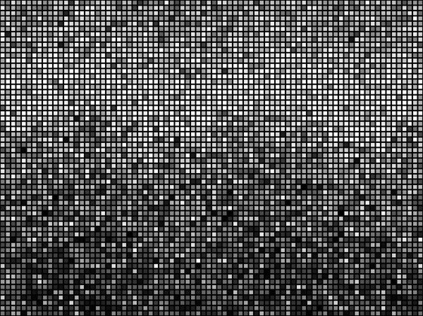 Schwarz-weißes Mosaik. — Stockvektor
