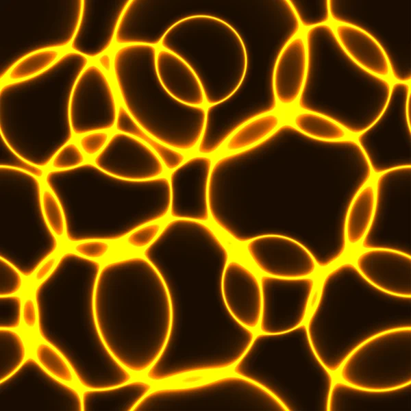 Fire circles seamless pattern — Stock Vector