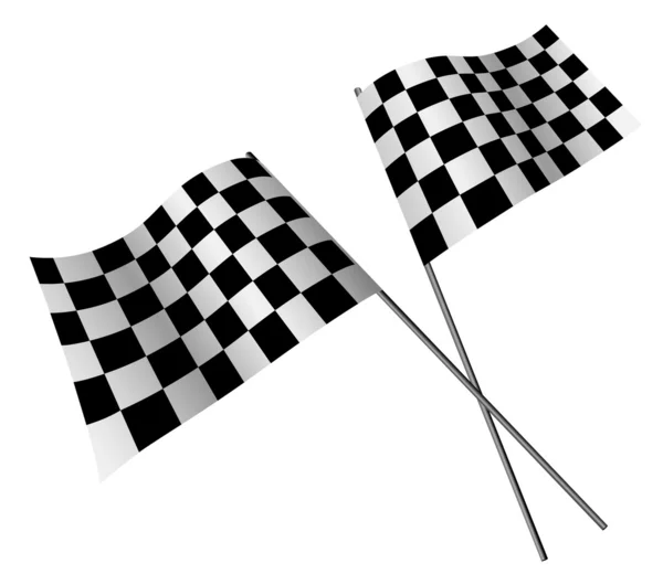 Racing flags — Stock Vector