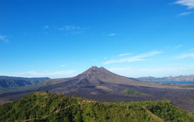 Batur volcano clipart