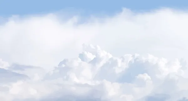Vektorwolkenlandschaft — Stockvektor