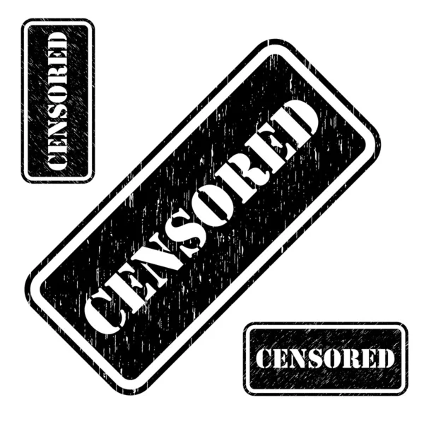 Carimbo censurado — Vetor de Stock