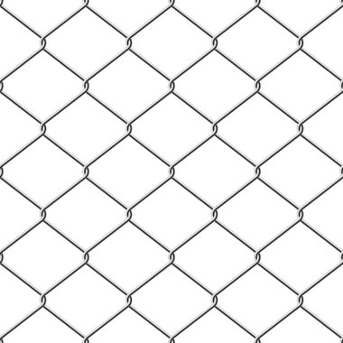 Seamless chainlink fence clipart