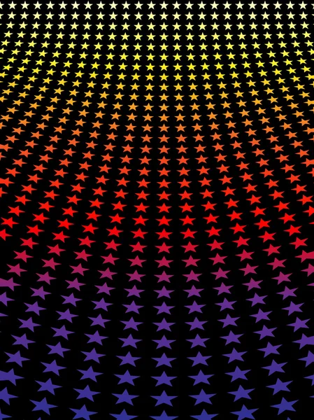 Stjärnklar färgstarka bakgrund — Stock vektor