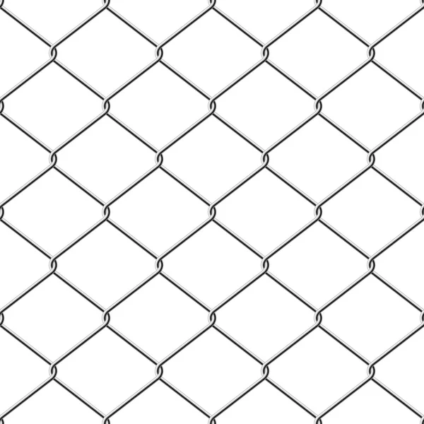 Seamless chainlink fence — Stock Vector