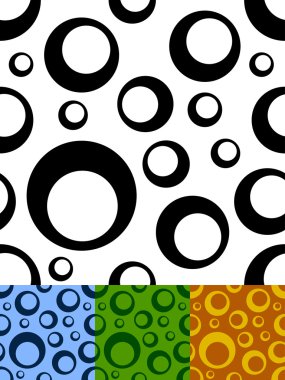 Seamless circles pattern clipart