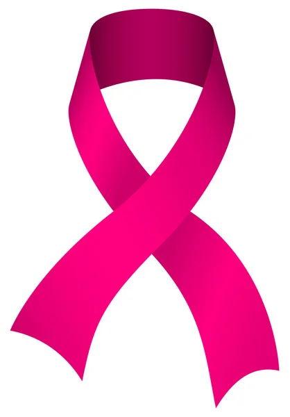 Cinta de conocimiento del cáncer de mama — Vector de stock