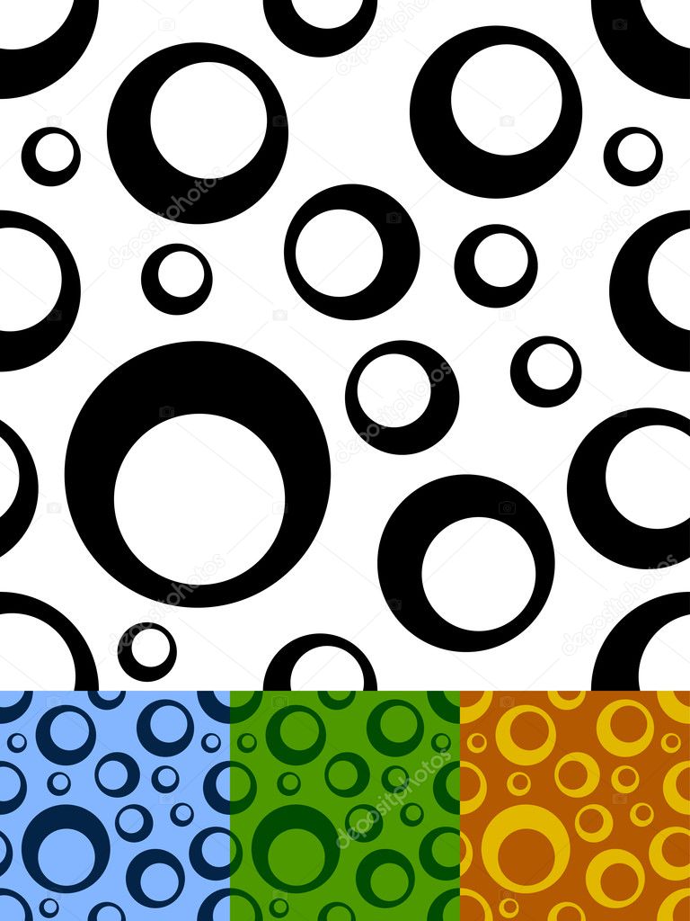 Seamless circles pattern