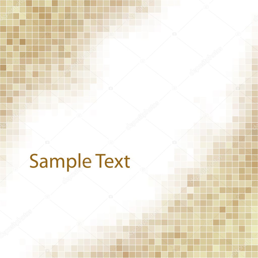 Brown square mosaic background