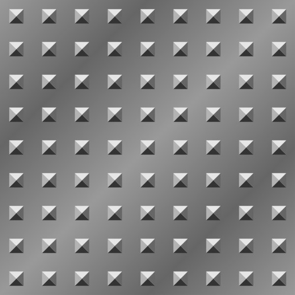 Бесшовная пирамидальная текстурированная пластина
