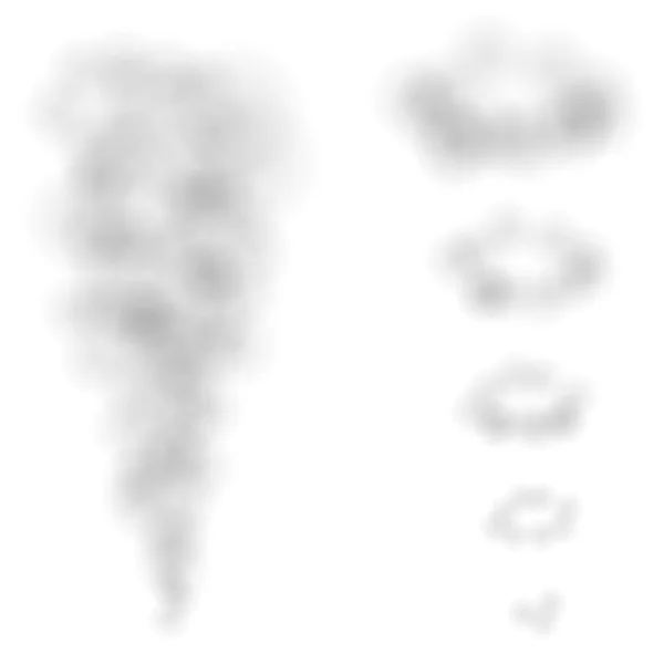 Fumée vectorielle — Image vectorielle