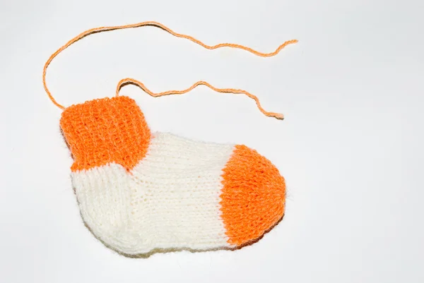 Knitted sock — Stock Photo, Image