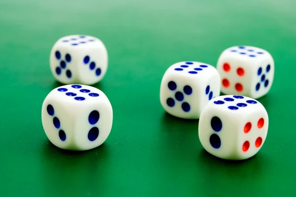 Kockák a szerencsejáték — Stock Fotó