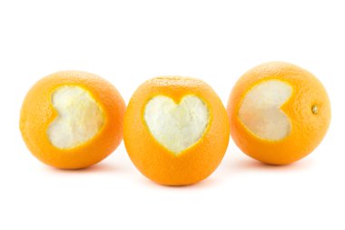 Three oranges clipart