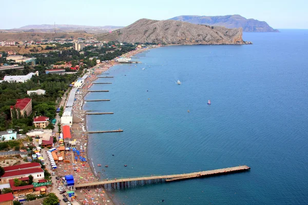 Stranden av Svarta havet — Stockfoto