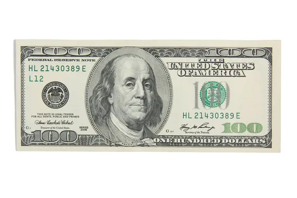 Cem dólares USD — Fotografia de Stock