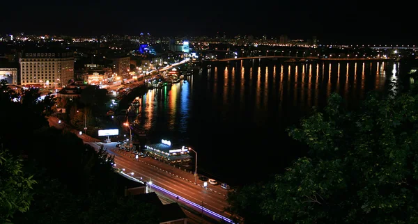Cidade noturna Kiev — Fotografia de Stock