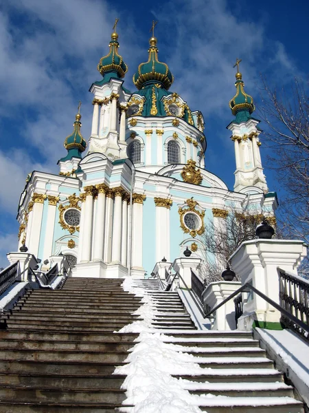 Ορθόδοξη εκκλησία στο Κίεβο — Φωτογραφία Αρχείου