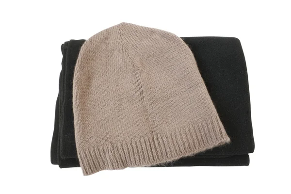 Sciarpa e cappello — Foto Stock