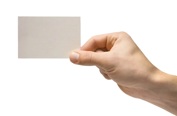White card — Stock Photo, Image