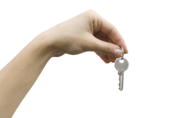 Key in a hand — Stock Photo, Image