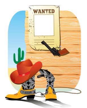 Cowboy West life. clipart