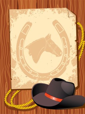 Texas cowboy background. clipart