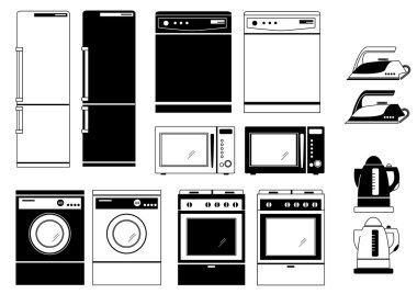 Technics for home clipart