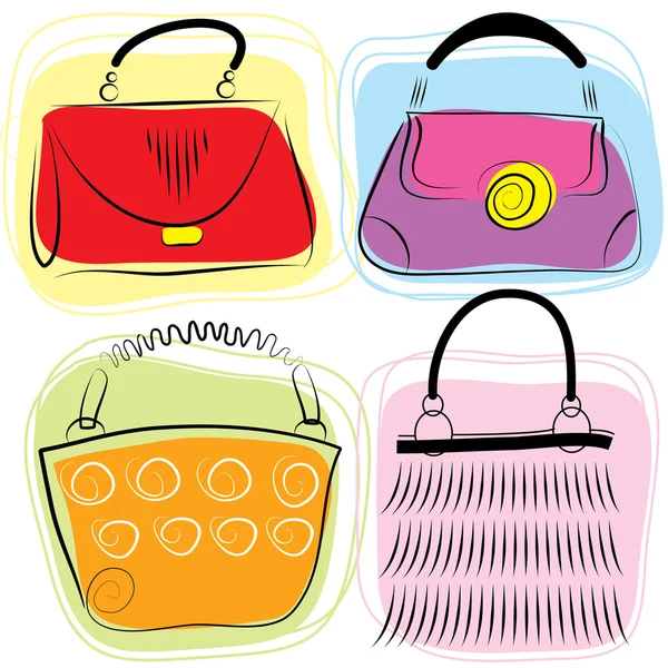 Bags.Fashion for woman.Eleganse — Stock Vector