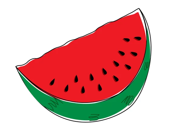 Watermelon.Vector — Stock Vector