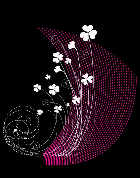 Květinové elements.background — Stockový vektor