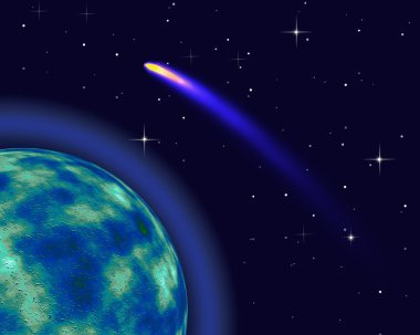 Comet.Space clipart