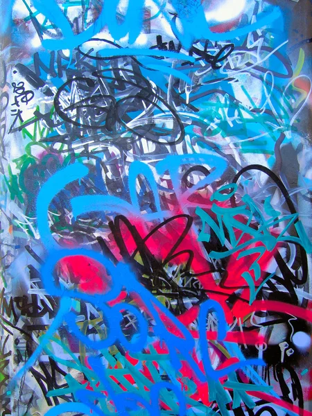 Parede de grafite — Fotografia de Stock