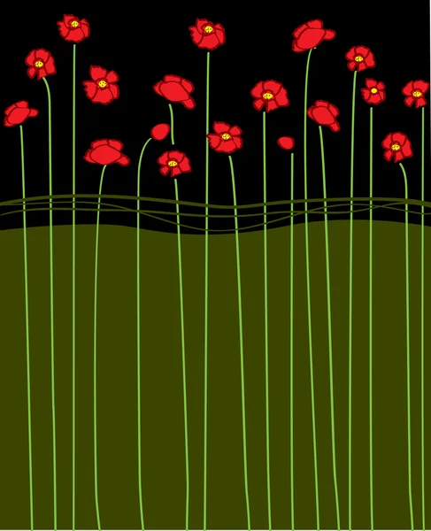 Vektor floraler Hintergrund — Stockfoto