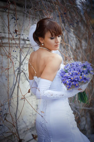 花嫁のポーズ — ストック写真