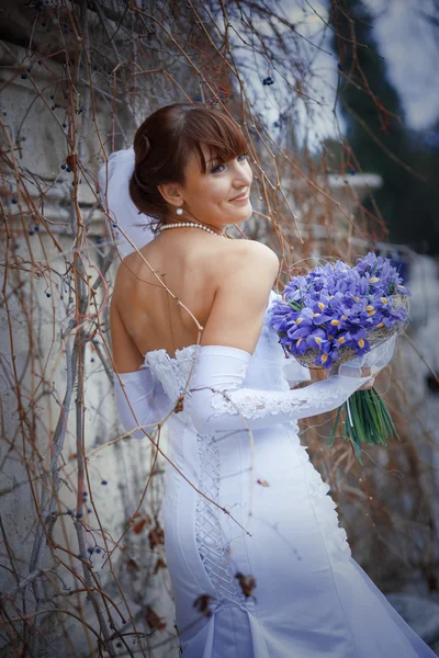 Posing bride — Stock Photo, Image