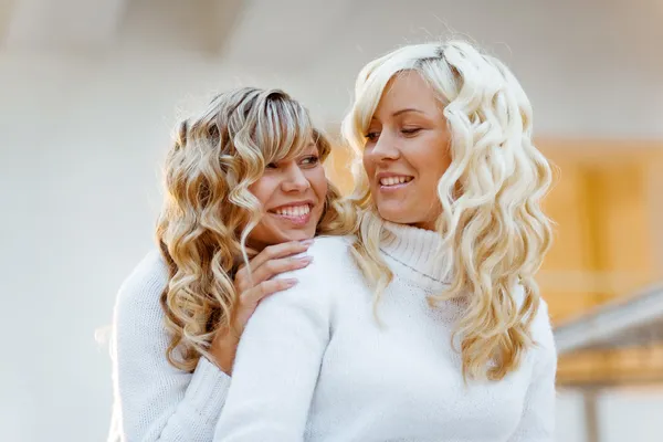 Loving sisters and friends — Stock Photo, Image