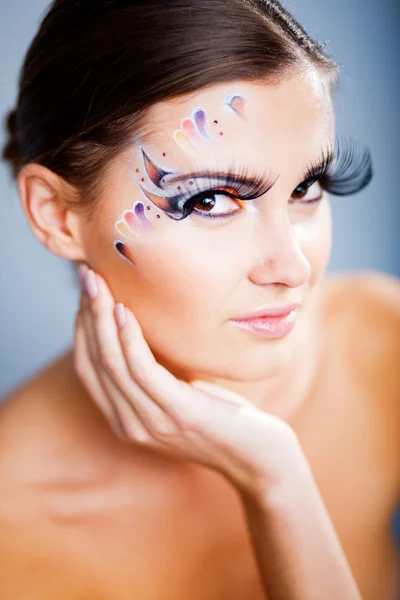 Ceremoniële make-up — Stockfoto