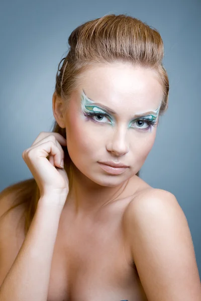 Maquiagem de moda — Fotografia de Stock