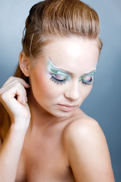 Maquiagem de moda — Fotografia de Stock