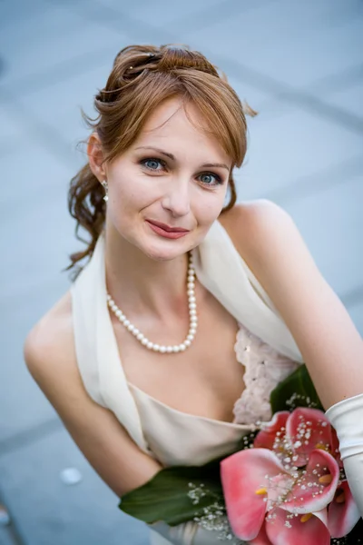 Portrét nevěsta — Stock fotografie
