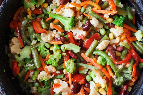 stock image Stir-fried vegetables