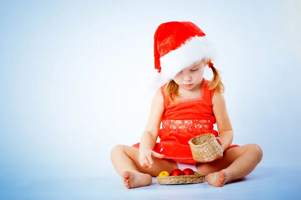 Sevimli Noel Baba çocuk — Stok fotoğraf
