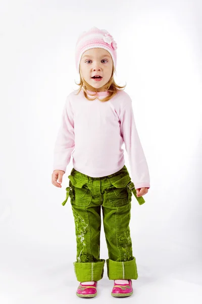 面白いファッションの子供 — ストック写真