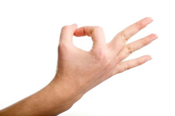 Ręka, wykazując gest — Zdjęcie stockowe